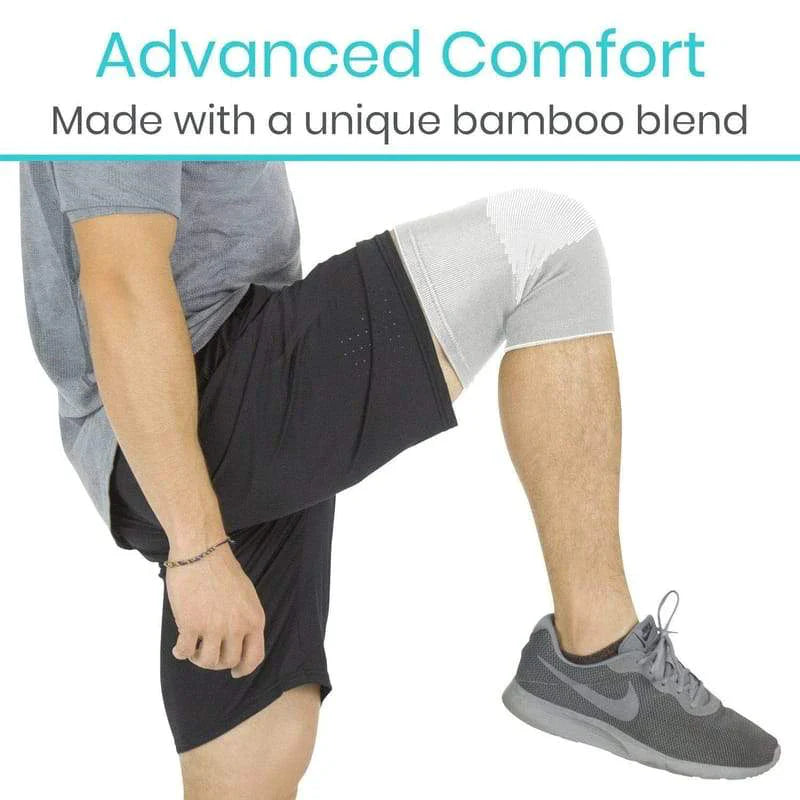 Bamboo Compression Knee Sleeves – Pain Relief & Support